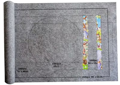 Puzzles Pad Jigsaw Roll Felt Mat Playmat Puzzles Blanket For Up To 1500 Pcs Puzzle Accessories New Portable Mat (Only Mat)