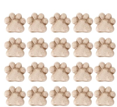 Decoratieve Stenen - Kattenpootjes Tuin - Tuin Decoratie - Speelse Pootvorm - 20 Stuks - Grijs