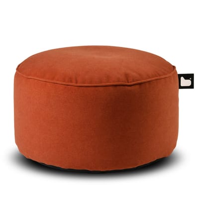Extreme Lounging - b-poufe suede - poef rond - voor binnen - zachte suede stof - 60x40cm - rust