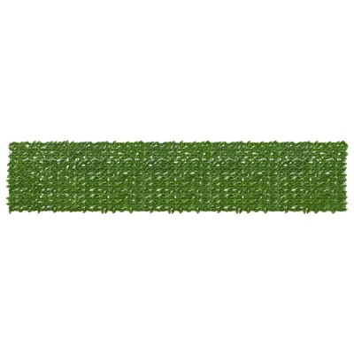 vidaXL - Balkonscherm - met - bladeren - Groen - en - Geel - 500 - x - 100 - cm