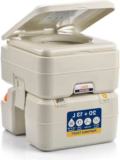 Portable Toilet - Campingtoilet 20 L voor Kamperen, Auto, Reizen en Wandelen