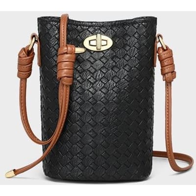 Dames Advanced Sense Bucket Bag Mini Kleine Tas Zomer Dames Tas Crossbody Telefoontas black