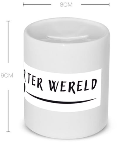Akyol - beste moeder ter wereld Spaarpot - Moeder - mother - leuk cadeau voor je moeder - 350 ML inhoud