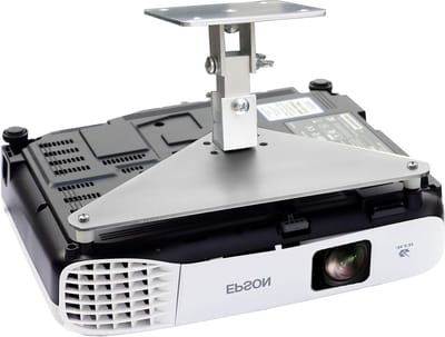 Projector Plafondsteun - Beamer Bevestiging - Thuisbioscoop Inrichten - Vliegtuig Aluminium - 5 Inch Verlenging - Aluminium