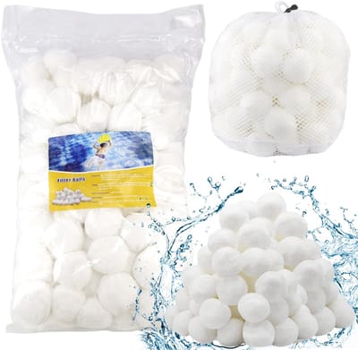 Dailygoods - Filterballen, zwembadfilterballen voor zandfilterinstallaties, 700 g, zwembadfilterballen, filterballen voor zwembad, filterpomp, aquarium, zandfilterinstallatie