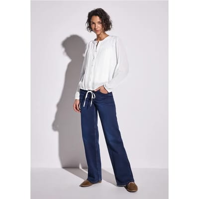 Gerimpelde blouse met rimpels