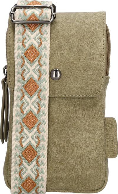 Beagles Malaga Crossbody Telefoontasje met Trendy Schouderband - Lichtgroen