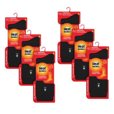Heat Holders - 6 paar originele dikke thermo wintersokken voor heren