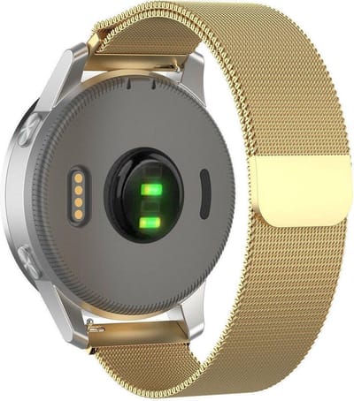 Milanees Bandje - Goud - Geschikt voor Huawei & Fossil & meer - Bandbreedte 18mm