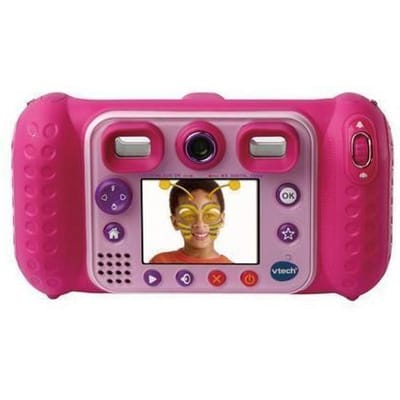 VTech KidiZoom Duo DX Kindercamera - 10-in-1 Interactieve Speelgoed Camera - Cadeau - Kinderspeelgoed 4 Jaar tot 10 Jaar - Roze