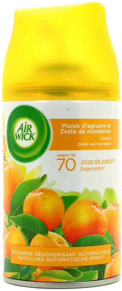 Air Wick - Luchtverfrisser - Navulling - Citrus & Zeste van mandarijn - 250ml