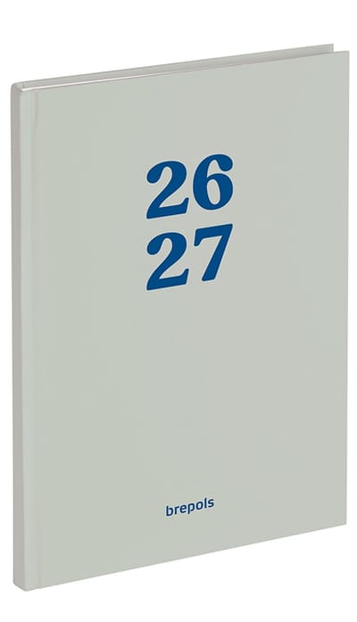 Brepols agenda 2026-2027 - Horizon CORAL - Schoolagenda - 1 week op 2 pagina's - Stevige omslag - Weekoverzicht - Mint Groen - 14.8 x 21 cm