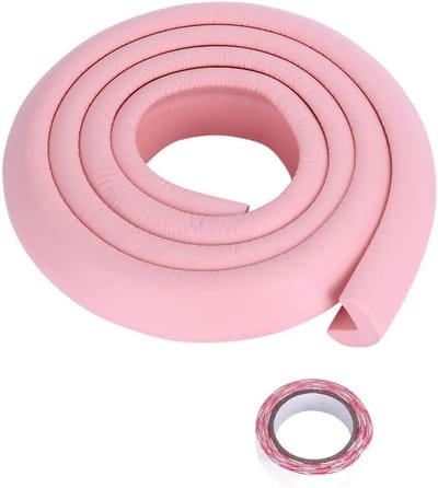 2 Meter Rand- en Hoekbeschermers voor Kinderen - Zacht Veiligheidsrubber voor Tafel en Meubels