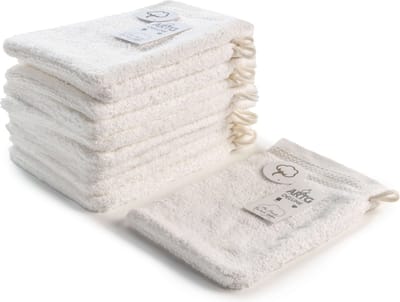 ARTG® DeLuxe - Washandjes - 700 grams kwaliteit - 16 x 21 cm - Wit - True White - SET van 10 stuks