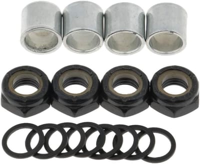 Skateboard Onderdelen - Longboard Hardware - Onderhoud & Reparatie - Verbeterde Stabiliteit - 8mm Assen - Goud