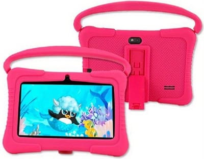 Xerolax Kindertablet - Kinder Computer - Vanaf 3 Jaar - 5 Jaar - 32GB - 7 Inch - Inclusief Gratis Beschermhoes - Roze