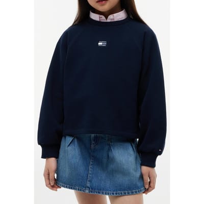 Tommy Hilfiger Girls Tonal Flag Raglan Dark Night Navy Größe: 6 | Sportbekleidung Outlet | kids | Schwarz