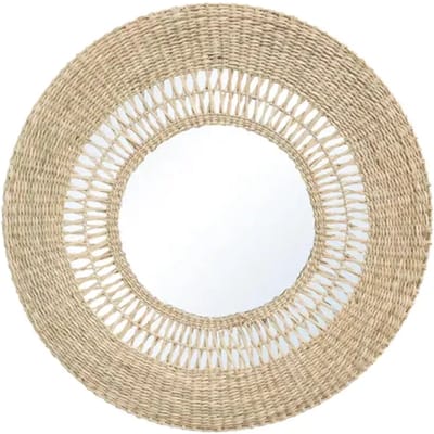 Spiegel Inspire Sisal Sun Natuurlijk 57 Cm