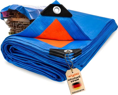 Waterdicht en scheurvast afdekzeil 160g/m² voor tuinmeubels - 2x3m
