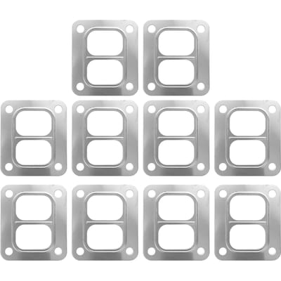10 stuks Turbo Pakking RVS Turbine Verdeelde Inlaat Onderdelen Passen voor Garrett T4 Flens