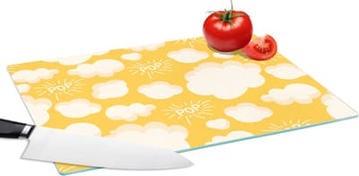 Glazen Snijplank - 39x28 - Popcorn - Quotes - Patronen - Pop - Snijplanken Glas