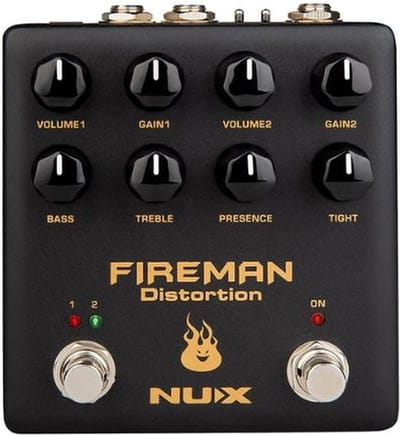 NUX NDS-5 Fireman 2-kanaals distortion gitaar effectpedaal