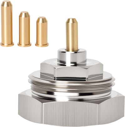 Radiator Adapter M30 x 1.0 naar M30 x 1.5 - Thermostaat Ventiel Adapter voor Slimme Verwarming, Geschikt voor Retrofit en Fine Thread Installaties, 1 Stuk