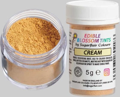 Sugarflair Blossom Tint Dust - Cream - 5g - Eetbare Kleurstof