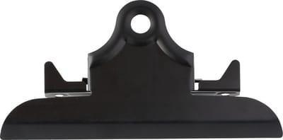 LPC Papierklem Klembordklem - zwart - 145 mm -10 stuks