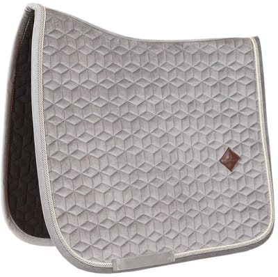 Kentucky Horsewear - Zadeldek - Zadeldoek - Basic Velvet - Dressuur - Cob - Beige