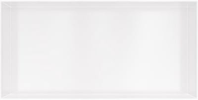 Hotbath &More Inbouwnis - 30 x 60 x 10 cm - Frameless - Mat Wit