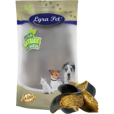15 stuks. Lyra Pet® Runderhoeven gevuld met pens en lever ca. 1,8 kg