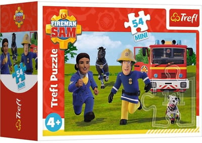 54-delige puzzel Mini Strażak Sam klaar voor actie 3 TREFL - Puzzel van 54 stukken