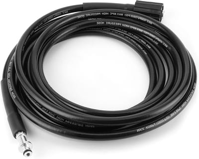 Hoge Druk Water Slang - Reinigen - Geschikt voor Karcher K2 K3 K4 K5 - Ideaal voor Afvoer Ontstoppen - Duurzaam Rubber Materiaal - Zwart - Maximale Druk 40 MPa (8m)