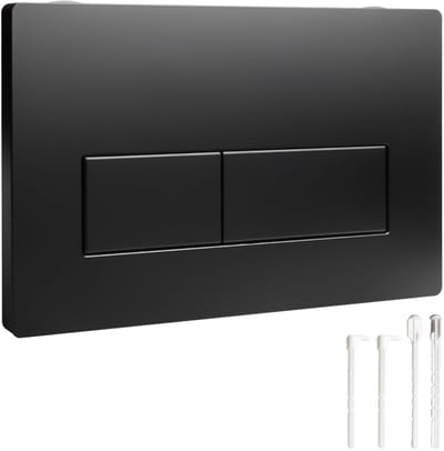 Dailygoods- Drukknop Duurzaam ABS - WC Drukplaat - Geberit Sigma/UP300/UP320 - Dubbele Spoelknop - Inclusief Spoelhefboomset - Makkelijk Schoon te Maken - Wc Bedieningsplaat