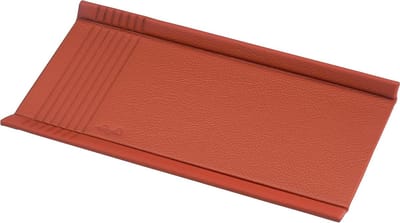 Leren Schaal - Opbergbakje - Bureau Organisatie - Handgemaakt Leer - 22 x 11 cm - terracotta