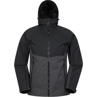 Mountain Warehouse Heren Verge Extreme Waterdichte Jas (Zwart)