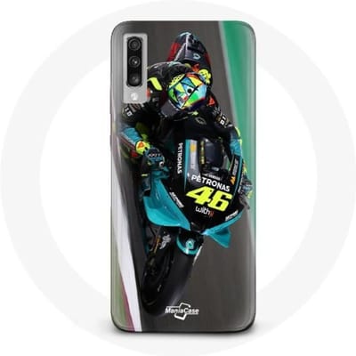 Samsung Galaxy A70 hoesje Valentino Rossi MotoGP rijder 46