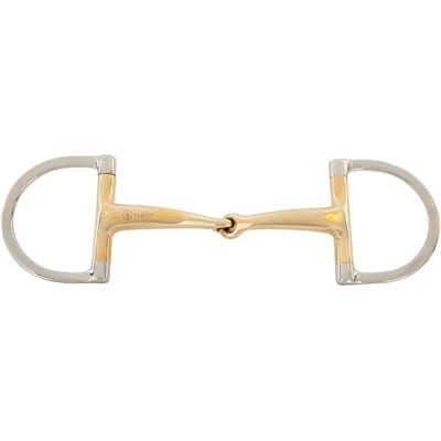 Verdun bit voor enkelvoudig dubbel gebogen paard BR Equitation Soft Contact