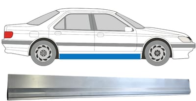 Reparatie dorpel onderste deel voor Peugeot 605 1989-1999 / Links = Rechts