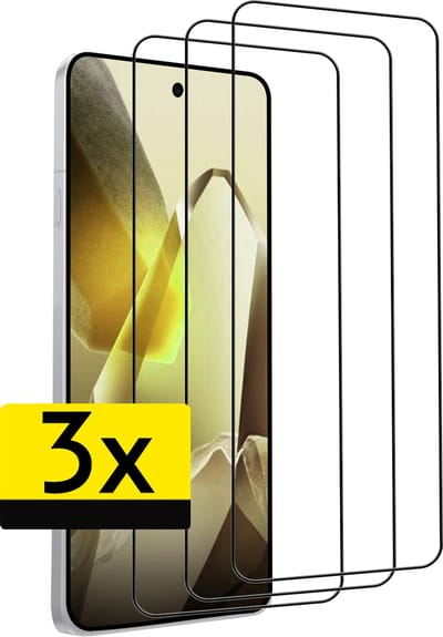 Screenprotector - Geschikt voor OnePlus 13 - 3 Stuks - Full Cover - Beschermglas - Gehard Glas - Tempered Glass - Screen Protector
