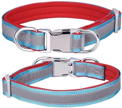 Dailygoody - Reflecterende nylon halsband - Verstelbare
