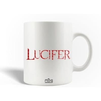 Mug en céramique Lucifer Série Logo rouge