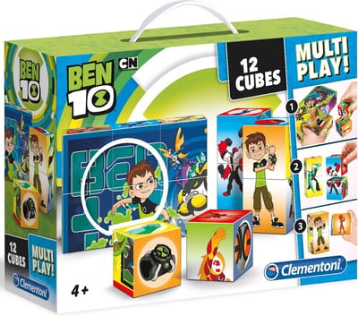 Clementoni Blokkenpuzzel Ben 10 Junior 18 Cm Hout 6-delig