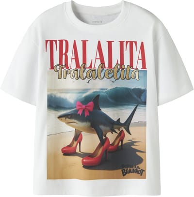 NAME IT - NKFADESSA BRAINR SS NREG TOP LNOOS VDE - Meisjes - T-shirts