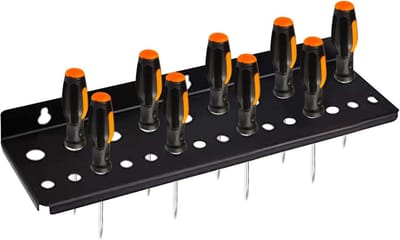 Schroevendraaier Organizer - Gereedschap Houder - Werkplaats Ordenen - 25 Gaten - 35x9.5cm - Enkel