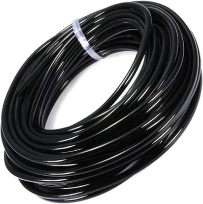 Aanvoerleiding Systeem - Flexibele Slang - Efficiënt Water Geven - UV-Gestabiliseerd Materiaal - 50 Meter - Zwart