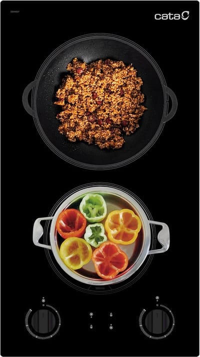 Keramische Kookplaat - Elektrische Kookplaat - Thuis Koken - 9 Vermogensstanden - 30 cm Breed - Zwart