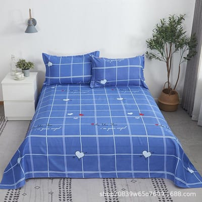 Lakenkussensloop Driedelige set Beschermhoes met bedrukt vel 90*230cm 2pc