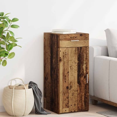 vidaXL - Opbergkast - Oudhout - 40 - x - 42,5 - x - 93 - cm - Geconstrueerd - hout